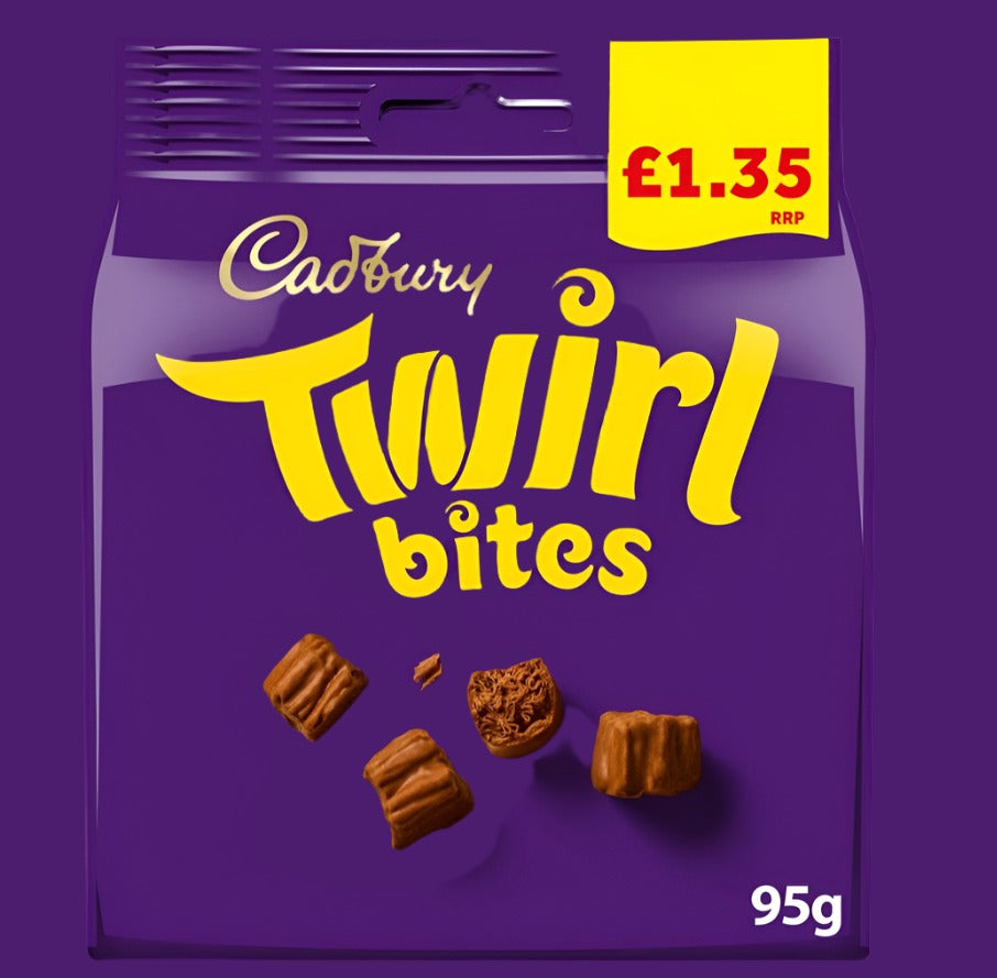Cadbury Twirl Bites 95g | High Quality Chocolate & Sweets Online - Product Image Cadbury Twirl Bites 95g | High Quality Chocolate & Sweets Online - Product Image